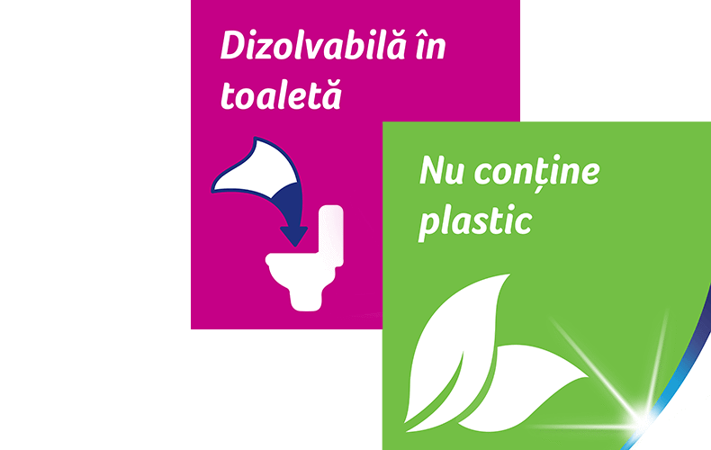 Hârtie igienică umedă concepută pentru a respecta mediul înconjurător