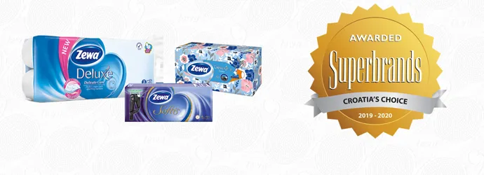 Zewa, jedan od najjačih brendova u Hrvatskoj, dobitnik je nagrade Superbrands 2019/2020