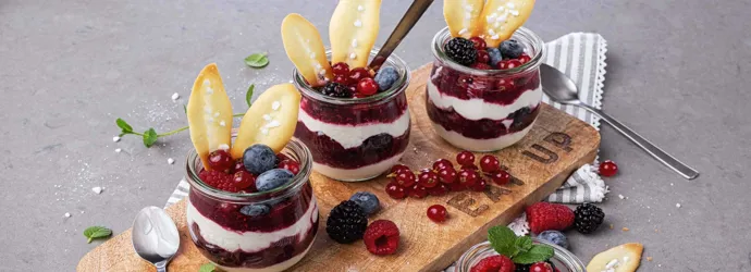 Tolles Rezept zu Ostern: Schichtdessert mit Hasenöhrchen