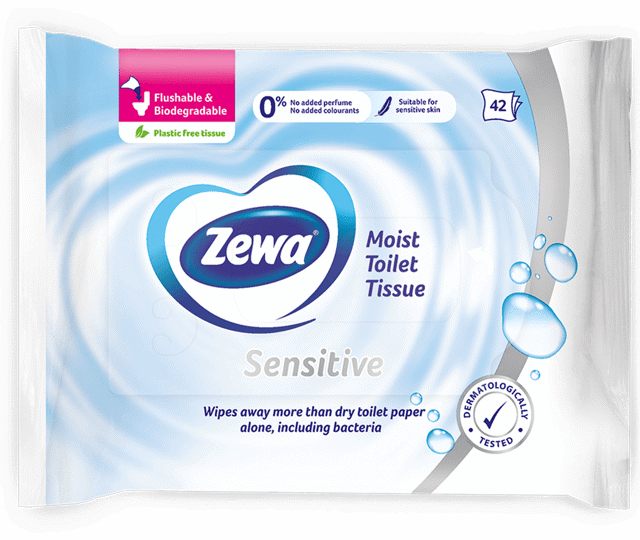 Hârtia igienică umedă Zewa