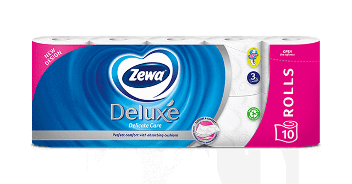 Новата Zewa Deluxe - нашата най-мека тоалетна хартия - Zewa