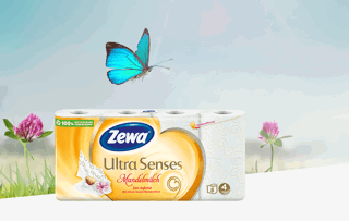 Zewa Ultra Senses Mandelmilch