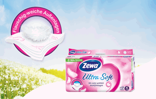 Zewa Ultra Soft - die Nr. 1*