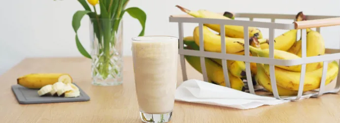 Bananen-Smoothie im Minion-Design