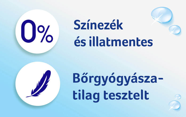 Gyengéd az érzékeny bőrrel