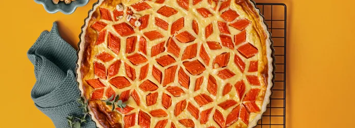 Möhren-Cashew-Tarte