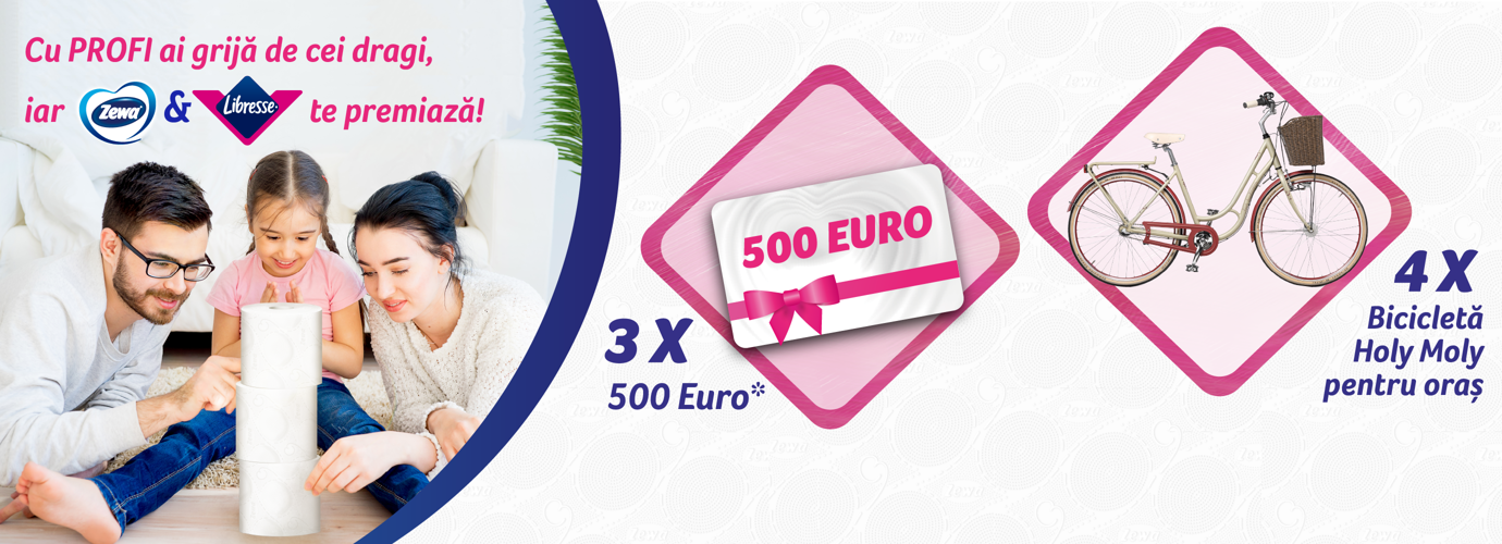 Promoție încheiată: Cu PROFI ai grijă de cei dragi, iar Zewa și Libresse te premiază!