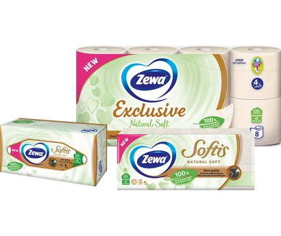 Zewa Natural Soft – създадена за теб, вдъхновена от природата