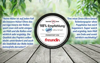 98% Empfehlung für Zewa Ultra Smart