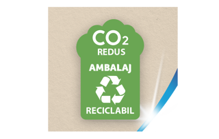 Ambalaj reciclabil și cu amprentă de CO₂ redusă