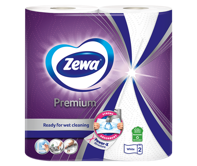 Новите кухненски ролки Zewa Premium с Power-X структура